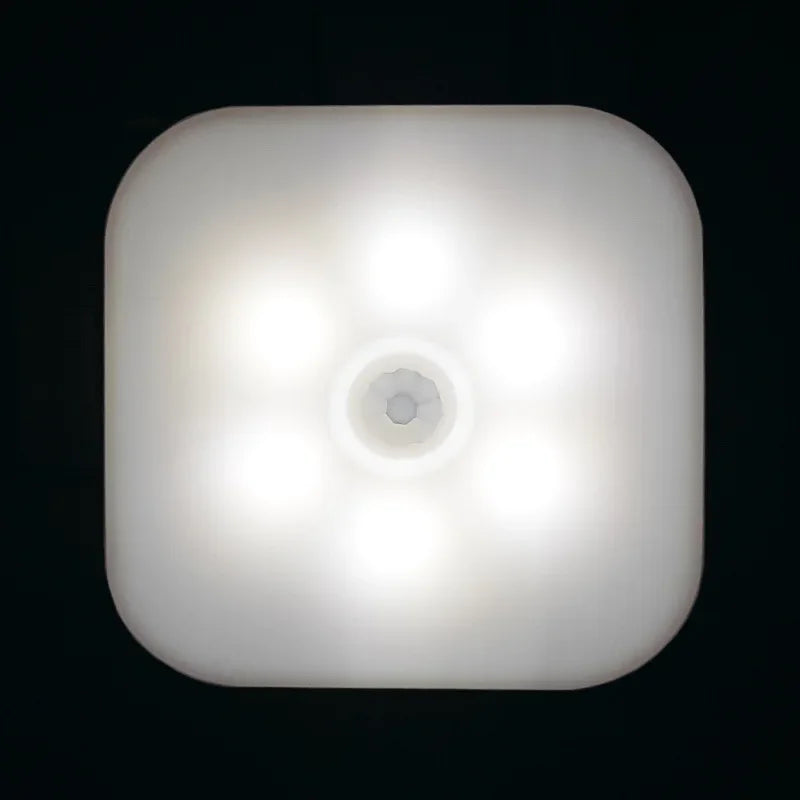 Motion Sensor LED Night Light – Plug-in Automatic Night Lamp for Bedroom, Bathroom & Hallway