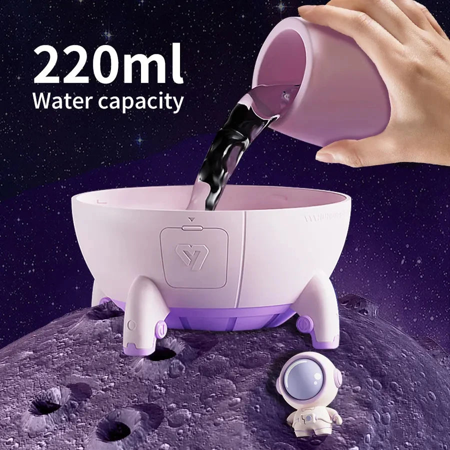 Portable Air Humidifier USB Rechargeable – Aromatherapy Diffuser with LED Light for Bedroom & Office